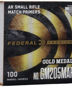 Federal Premium Gold Medal AR Match Grade Small Rifle Primers #GM205MAR Box of 1000 (10 Trays of 100)